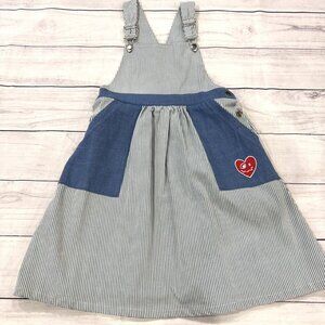 Loud Apparel Denim Striped Jumper